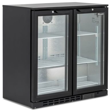 Blizzard BAR2 Double Hinged Door Under Counter Bottle Cooler