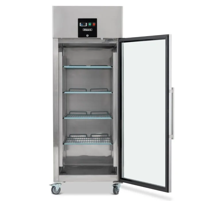Blizzard BR1SSCR Upright Single Glass Door Gastronorm Refrigerator - Image 2