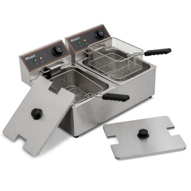 Blizzard BF6-6 Double Electric Fryer, 2 x 6 Litre Tanks
