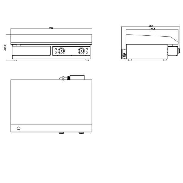 Blizzard BG2A Flat Top Griddle - Image 2