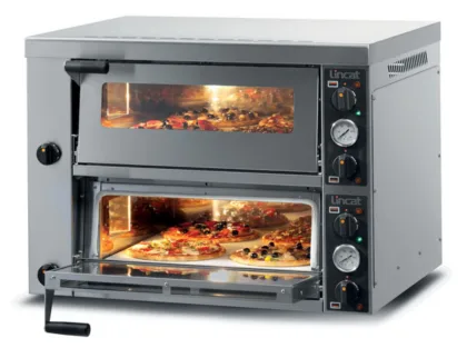 Lincat PO425-2 - Specialist Electric Counter-top Pizza Oven – Twin-Deck – W 886 mm – 6.0 kW