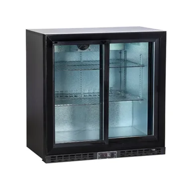 KoldBox KBC2SL Double Sliding Door Under Counter Bottle Cooler
