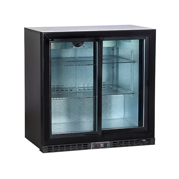 KoldBox KBC2SL Double Sliding Door Under Counter Bottle Cooler