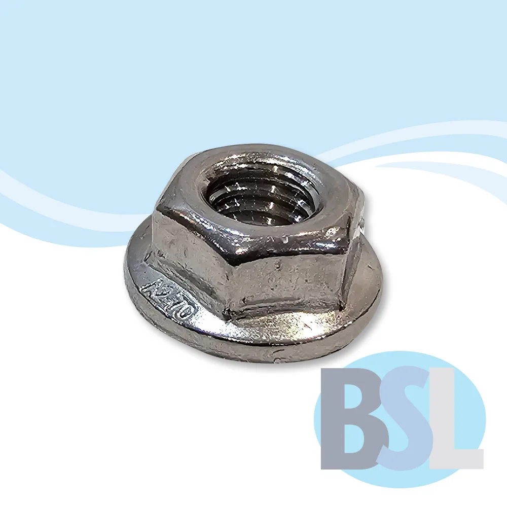 30001060 M6 Flange Nut Image 1