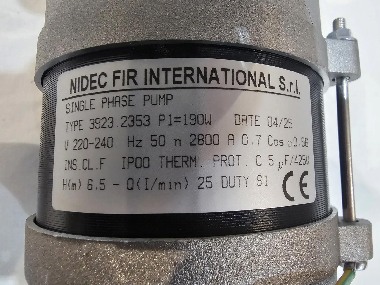 Rinse pump assembly - 500mm - Image 3