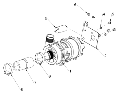 Wash pump assembly (30011812)