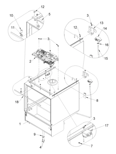 Cabinet external assembly