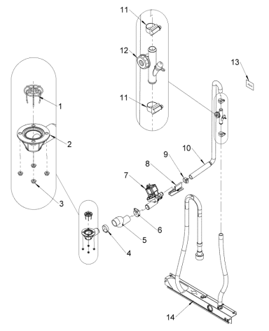 Drain pump assembly 400 (Upgrade)