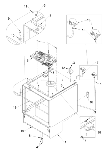 Cabinet external assembly
