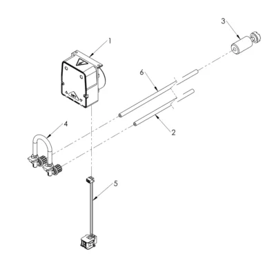 Detergent pump assembly 30015060-A