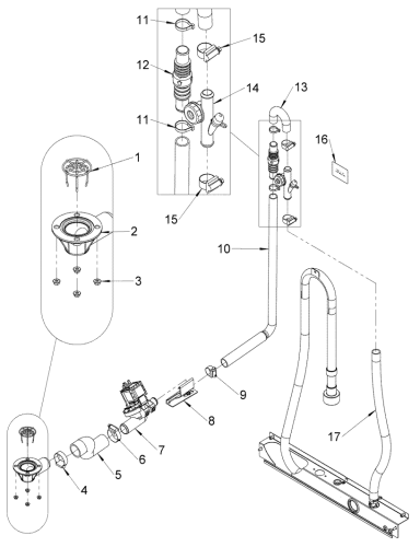 Drain pump assembly