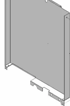 Rear panel 350mm