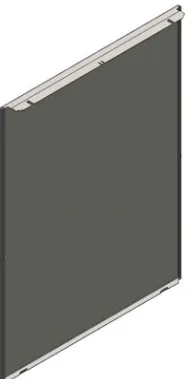 Side panel 400mm – with AB
