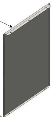 Side panel 500mm – with AB