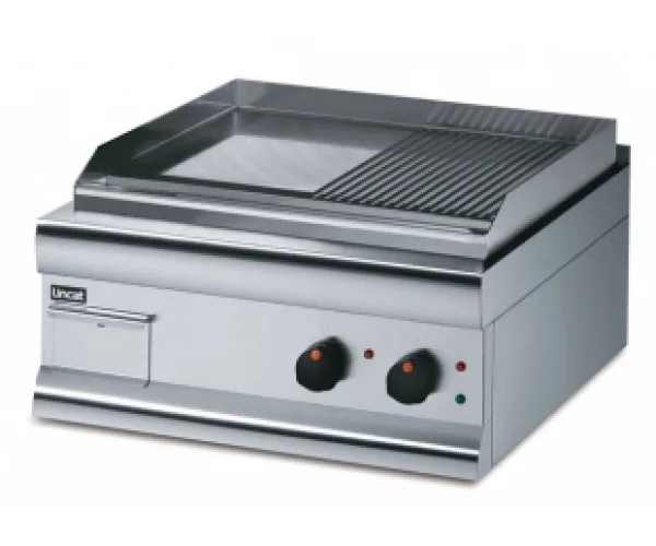 Lincat GS7/R - Silverlink Electric Counter-top Griddle – Half-Ribbed Plate – W 750 mm – 6.0 kW