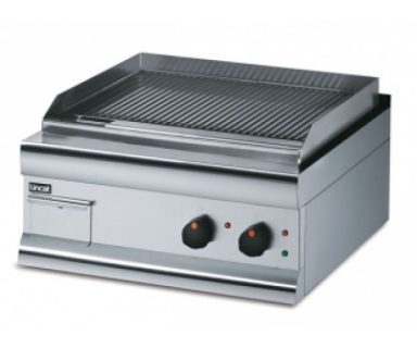 Lincat GS6/TFR – Silverlink Electric Counter-top Griddle – Twin Zone – Fully-Ribbed Plate – W 600 mm – 4.0 kW