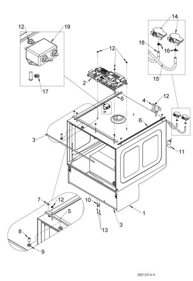 Cabinet external assembly