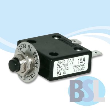 Circuit breaker – 15 amp