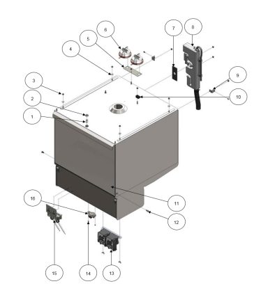 Double Skin Wash Cabinet Assembly – External