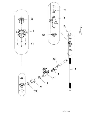 500mm Drain pump assembly Ver.1