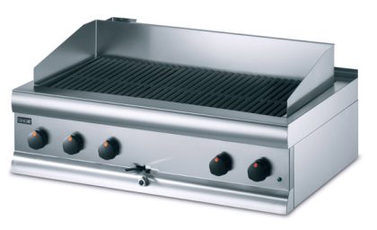 ECG9/WT - Silverlink Electric Counter-top Chargrill with Water Connection – W 900 mm – 13.3 kW