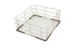 Wire Coated Glassrack basket 400mm