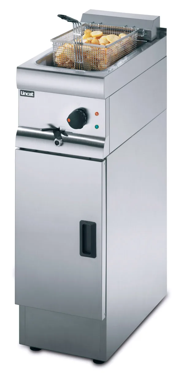 Lincat J9 - Silverlink Electric Free-standing Single Tank Fryer – 1 Basket – W 300 mm – 9.0 kW