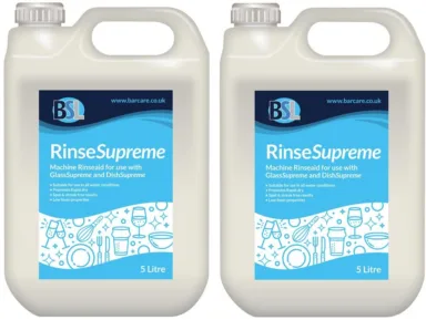 RinseSupreme Rapid Dry Premium Rinseaid 2 x 5 Litre bottle