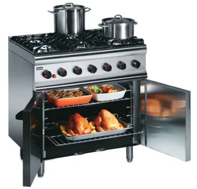 Lincat SLR9C/N 6 Burner Gas Range Oven