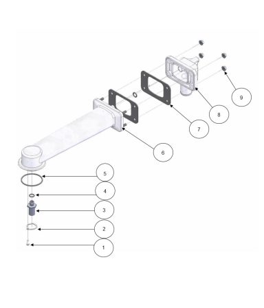 Top Wash & Rinse Manifold Assembly