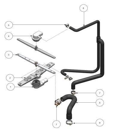 Wash & Rinse System- Glass washer
