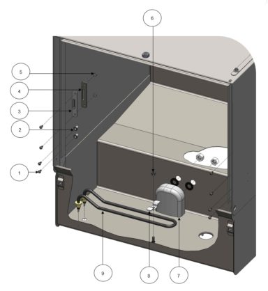 Wash Cabinet – Internal