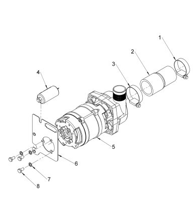 Wash pump assembly (30011813)