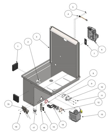 Wash Tank Assembly (Water Softener)