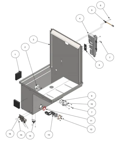 Wash Tank Assembly