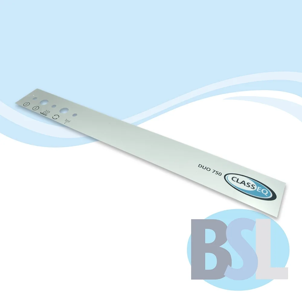 Fascia label - DUO 750