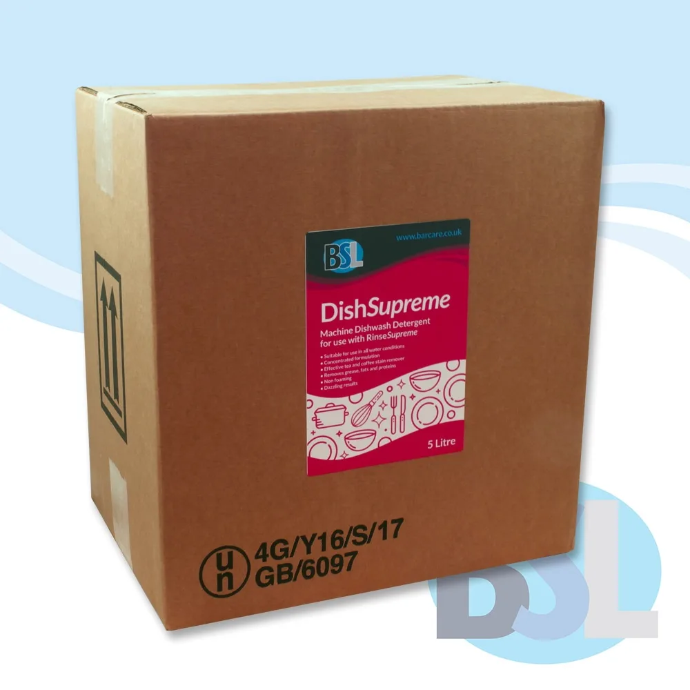 DishSupreme Premium Dishwash Detergent for Commercial Dishwashers 2 x 5 Litre bottle - Image 2