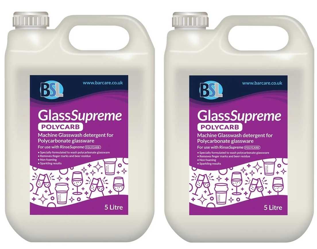 GlassSupreme PolyCarb Glasswash Detergent