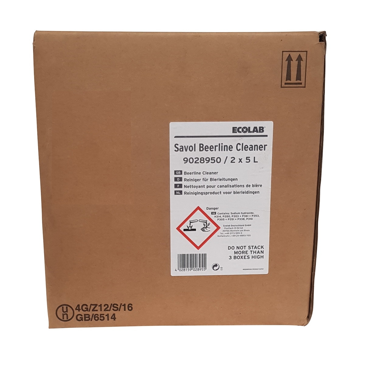 Savol Beerline Cleaner (2 x 5ltr) Barcare Ltd