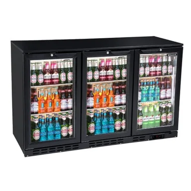 Blizzard BAR3 Triple Hinged Door Under Counter Bottle Cooler