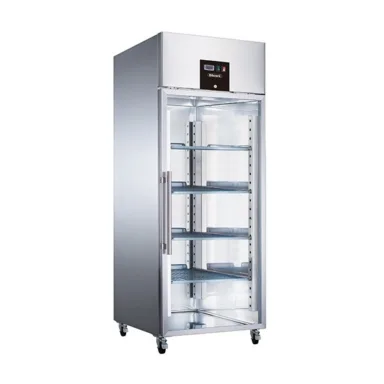 Blizzard BR1SSCR Upright Single Glass Door Gastronorm Refrigerator