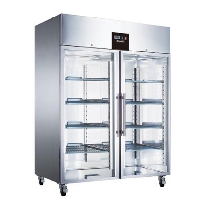 Blizzard BR2SSCR Glass Door Ventilated Gastronorm Refrigerator