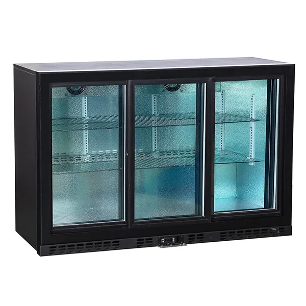 KoldBox KBC3SL Triple Sliding Door Under Counter Bottle Cabinet