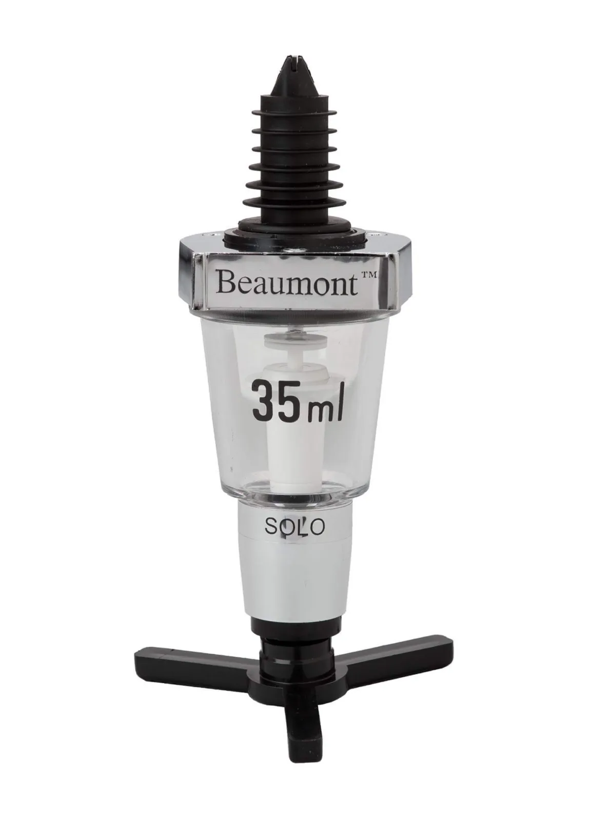 35ml Solo Classical Chrome Spirit Measure Optic