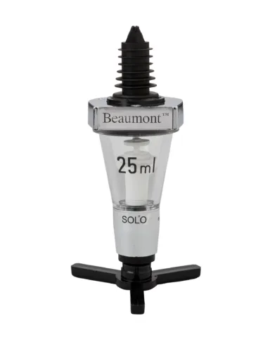 25ml Solo Classical Chrome Spirit Measure Optic