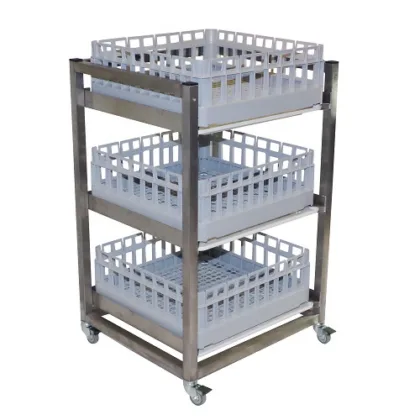 RACK50 basket rack with baskets image 1