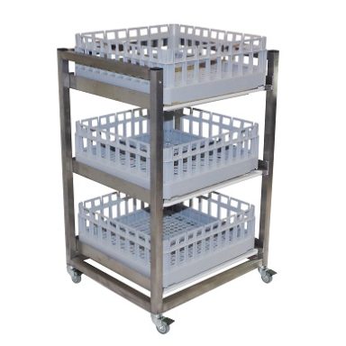 RACK45 Glasswasher Basket Rack 3 Tier
