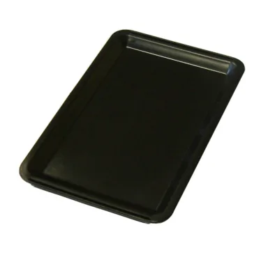 Black Plastic Tip Tray Plain