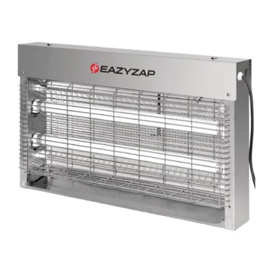 Eazyzap Brushed Stainless Steel LED Fly Killer 20W