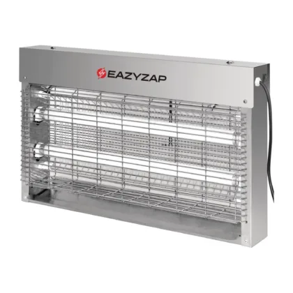 Eazyzap Brushed Stainless Steel LED Fly Killer 20W
